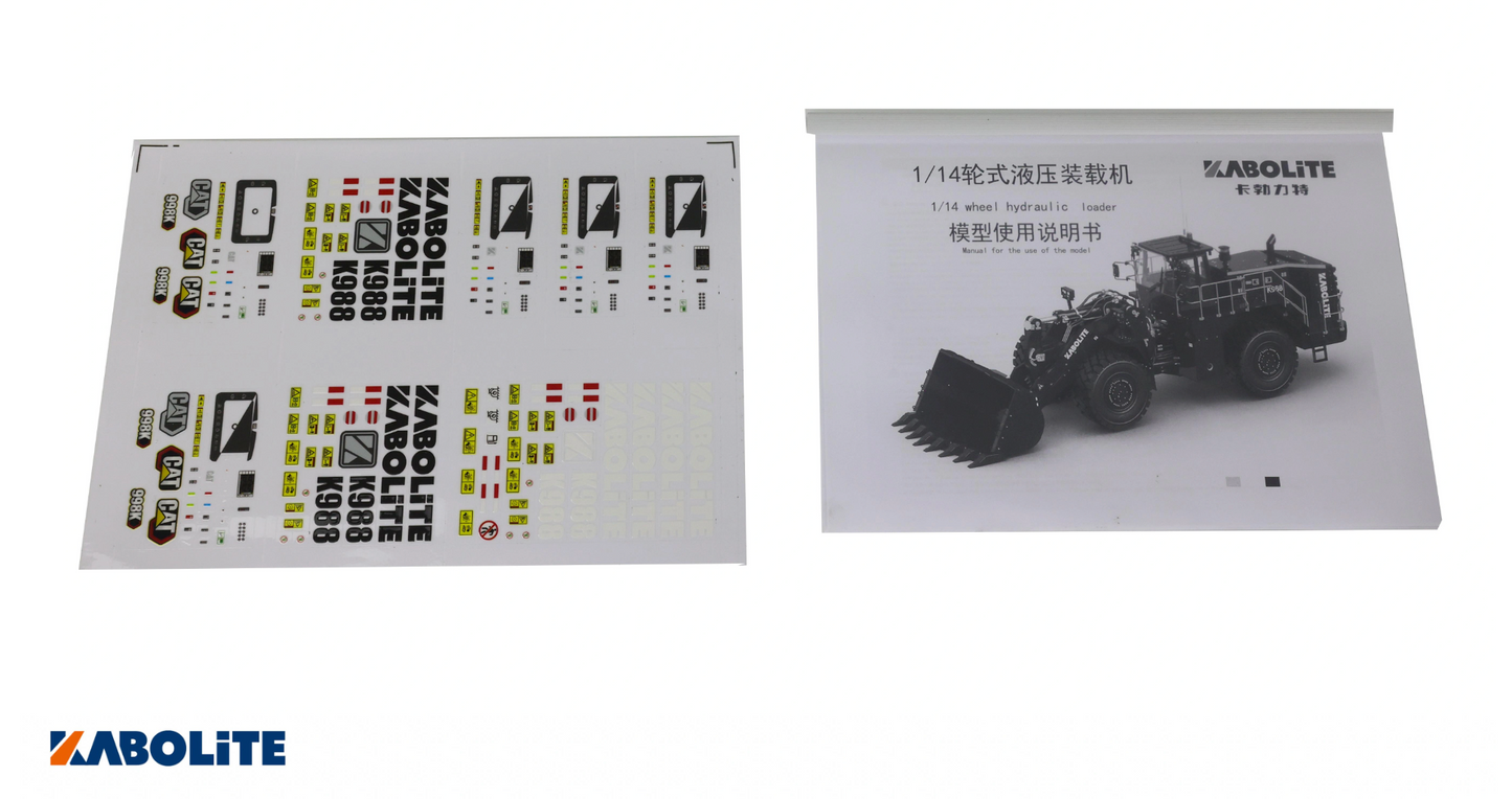 RC 1/14 Cat K988 Radlader Kabolite