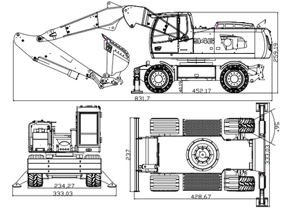 RC 1/14 Liebherr 946 Wheel Excavator MT-Models