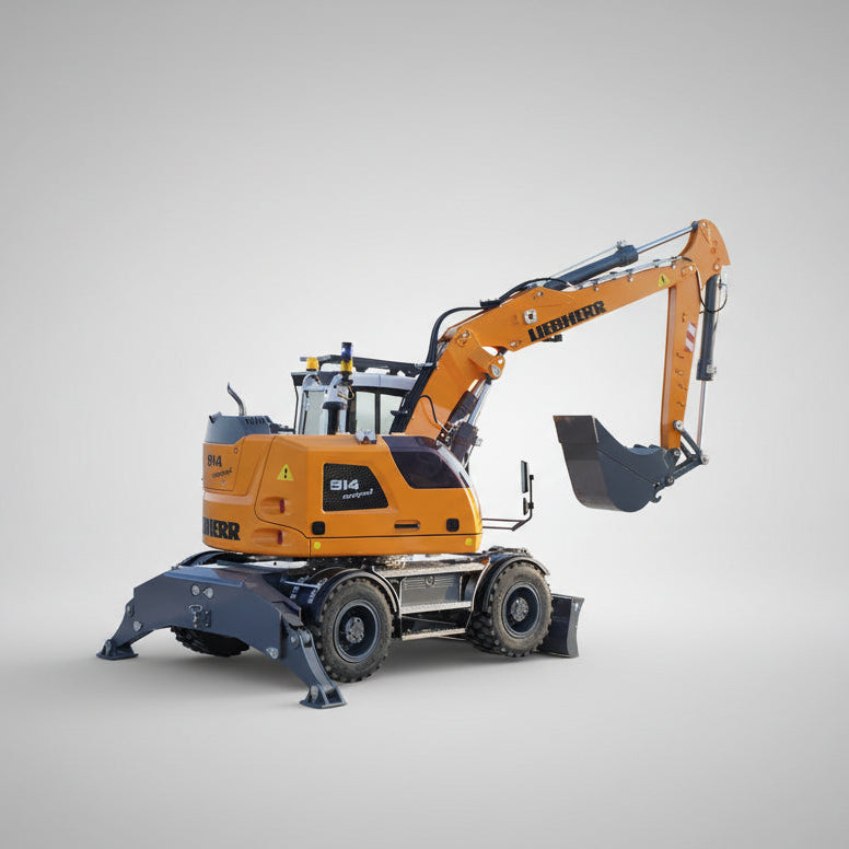 RC 1/14 Liebherr A914 Wheel Excavator CUT