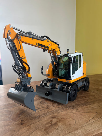 RC 1/14 Liebherr A914 Wheel Excavator CUT UPGRADED Version // No Hydraulic Support Legs