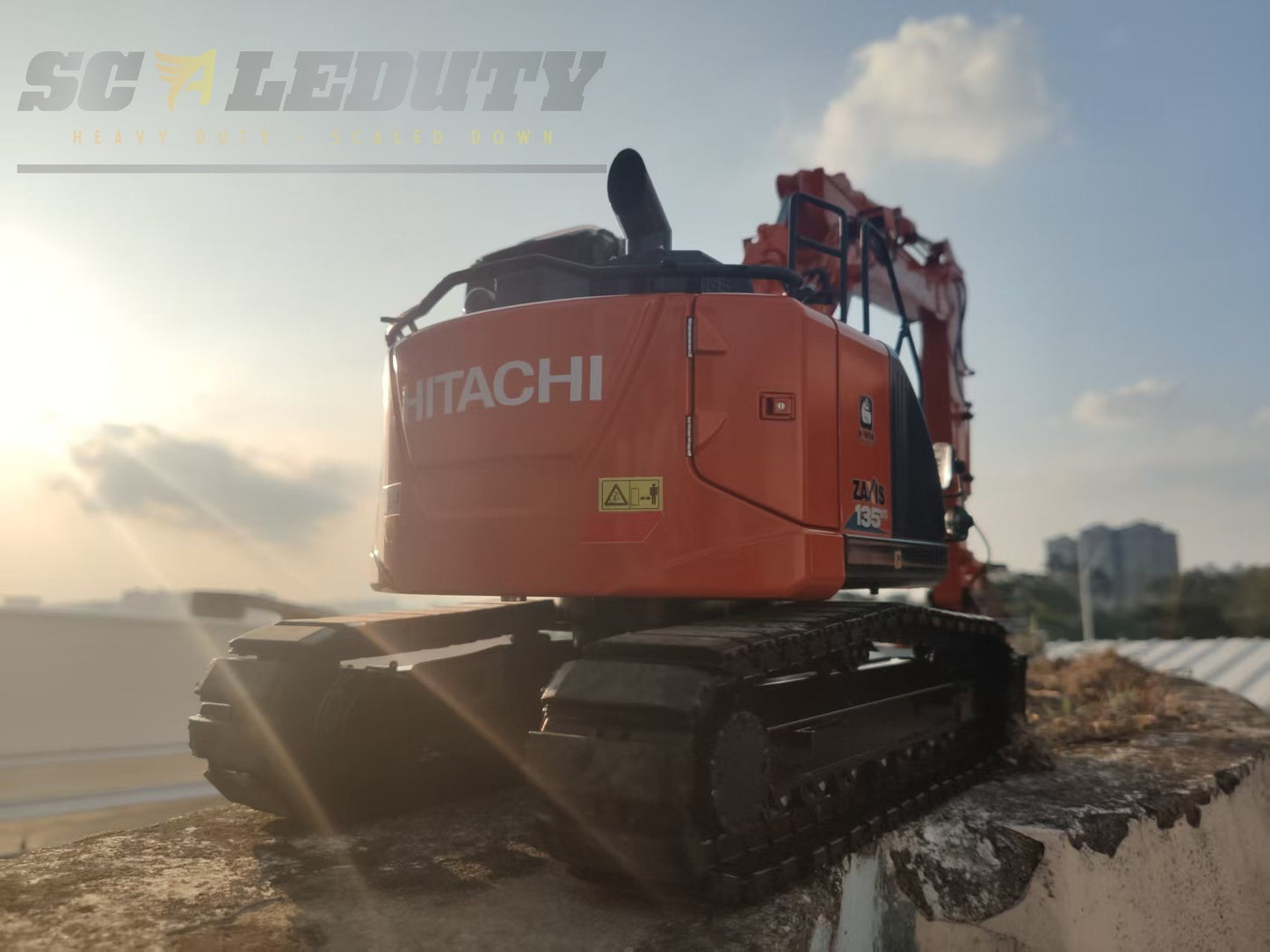 RC 1/14 Hitachi Kettenbagger Sfrog