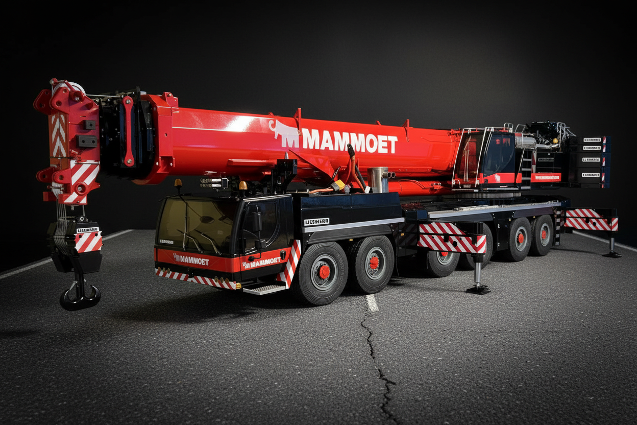 RC 1/14 Liebherr LTM 1350 Crane MAMMOET Edition Eyewhale