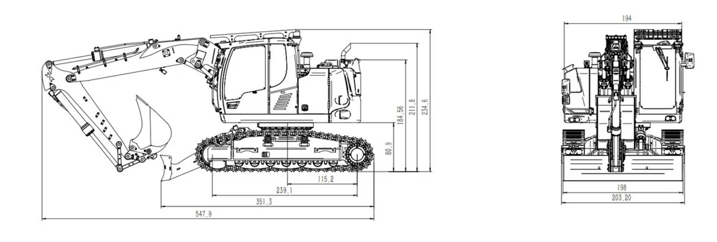 RC 1/14 Liebherr R914 Excavator