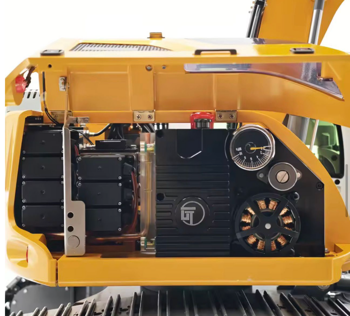 RC 1/14 Liebherr R920 rupsgraafmachine JDM / Scaleduty GEÜPGRADEERDE versie