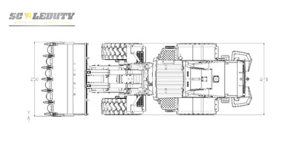 RC 1/14 Hitachi ZW 370 Radlader JDModels