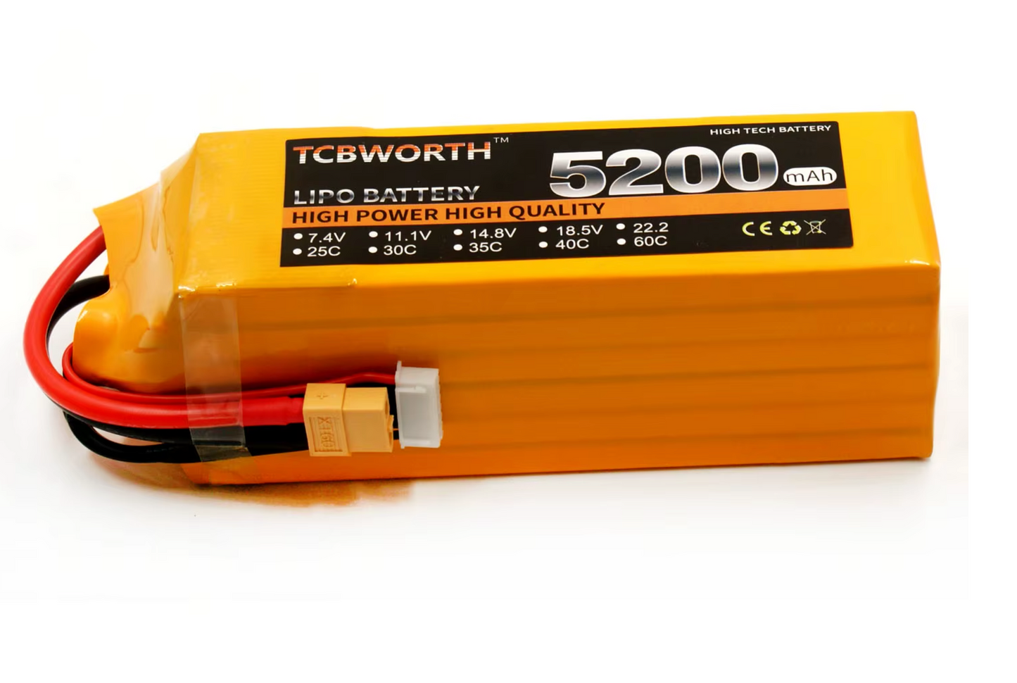 RC Battery LiPo 3S 11,1V 5200 mAh XT60 50C