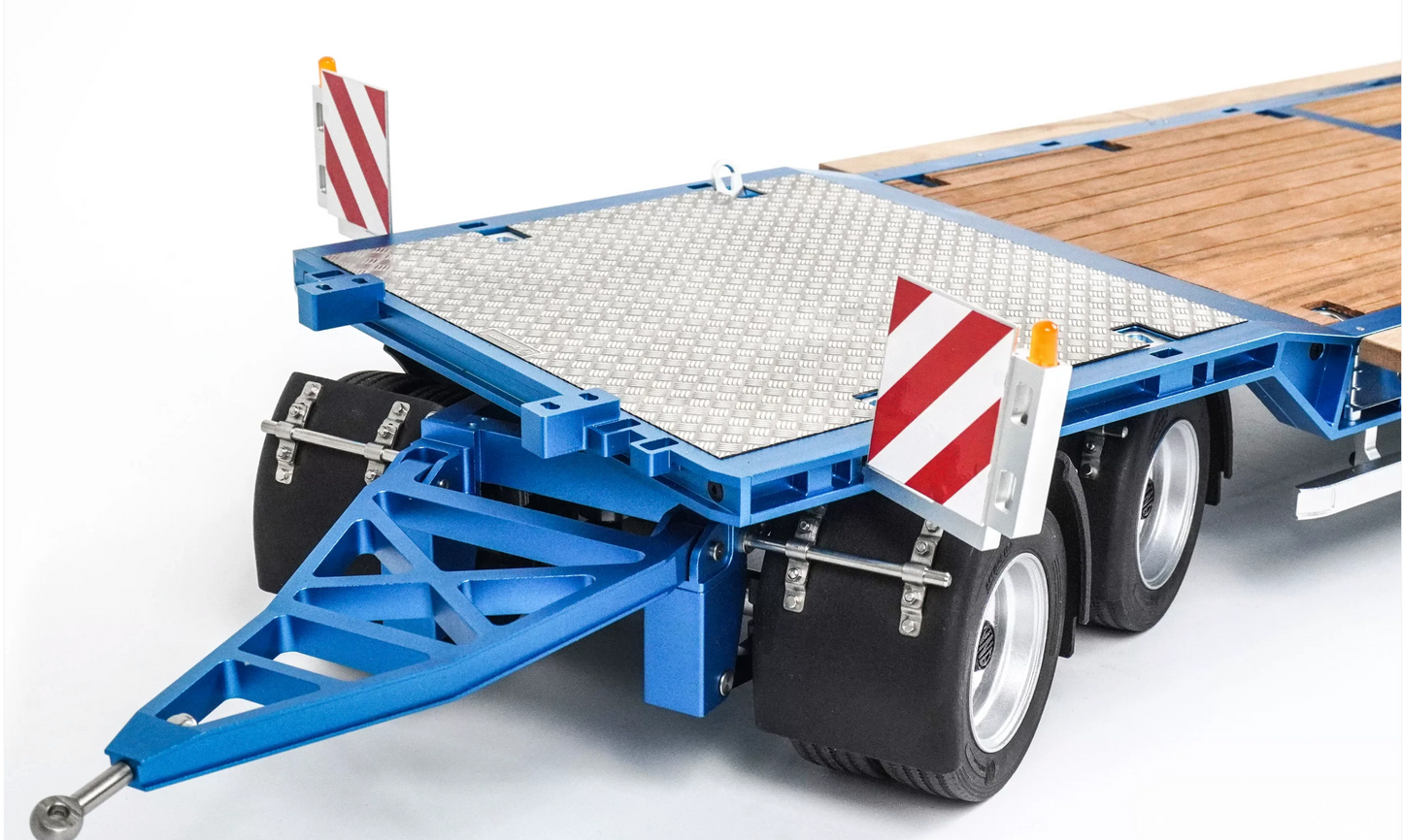 RC 1/14 Low Bed Trailer With Hydraulics CUT Hobby
