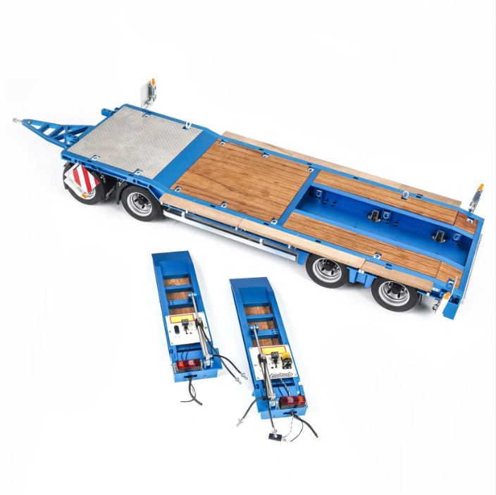 RC 1/14 Low Bed Trailer With Hydraulics CUT Hobby