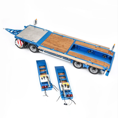 RC 1/14 Low Bed Trailer With Hydraulics CUT Hobby