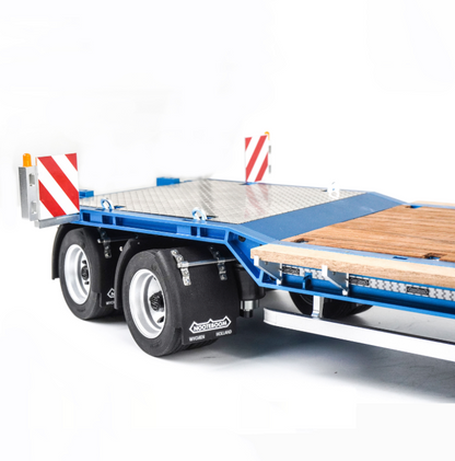 RC 1/14 Low Bed Trailer With Hydraulics CUT Hobby