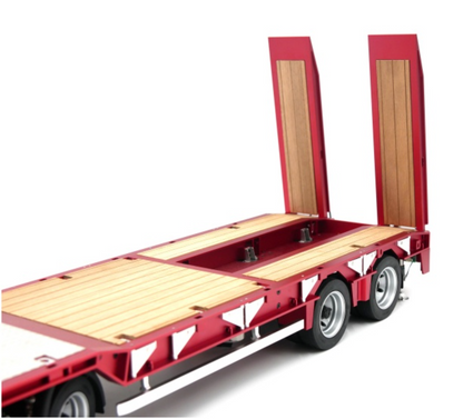 RC 1/14 Low Bed Trailer With Hydraulics CUT Hobby