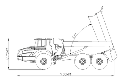 RC 1/14 Volvo 6x6 Dump Truck