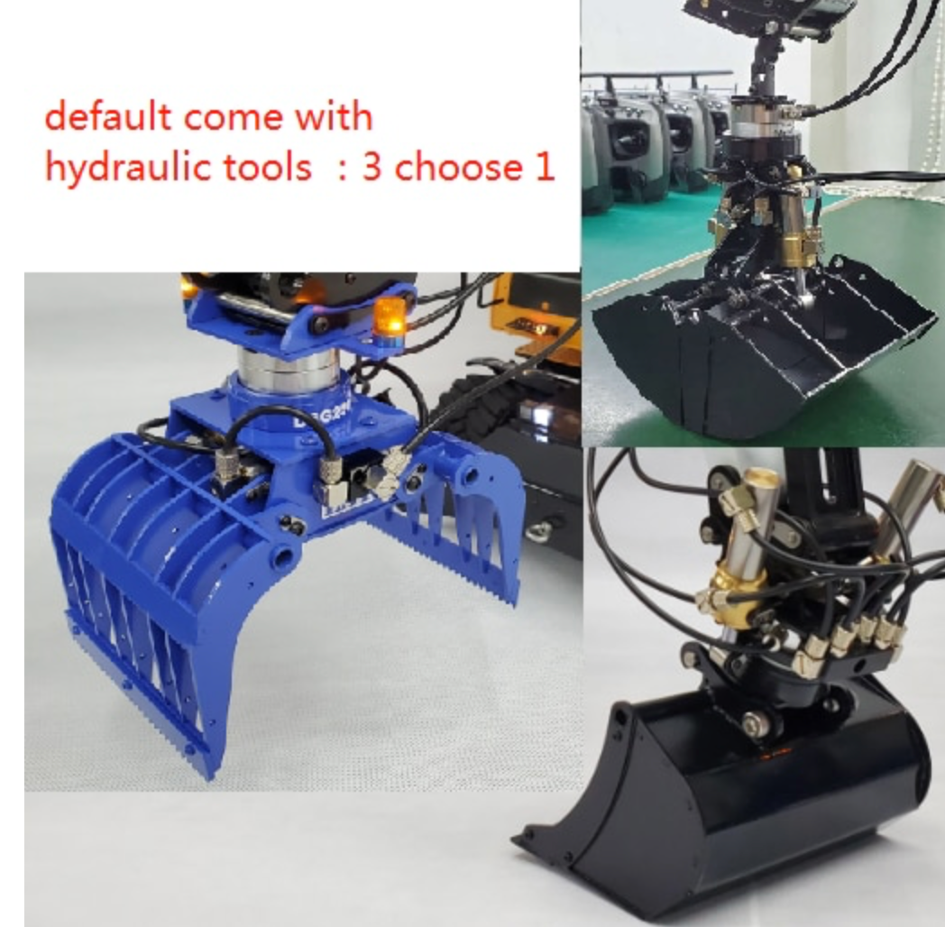 RC 1/14 Liebherr R946 Raupenbagger mit Dreifachausleger