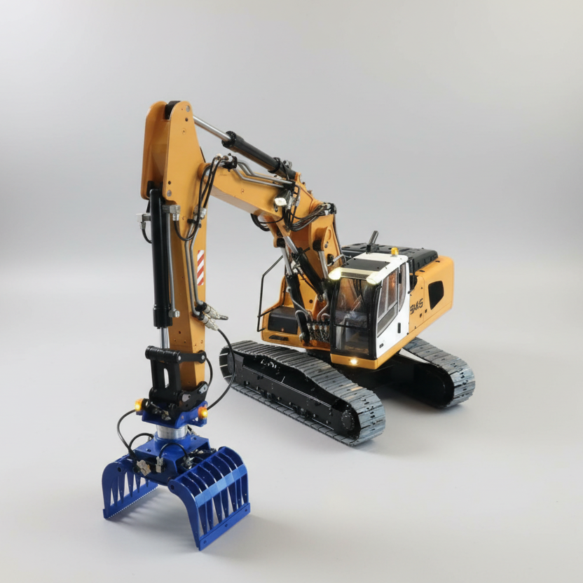 RC 1/14 Liebherr R946 Raupenbagger mit Dreifachausleger