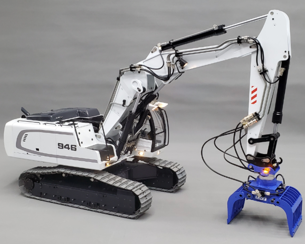Hydraulic Grab for RC Liebherr R946 MT-Models Excavators