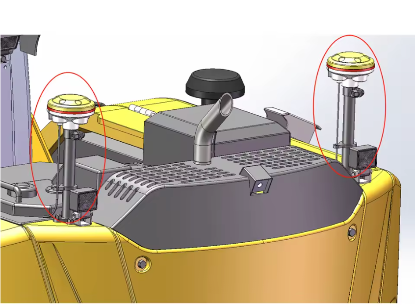 GPS for RC Liebherr R914, R920 and A914 Excavator