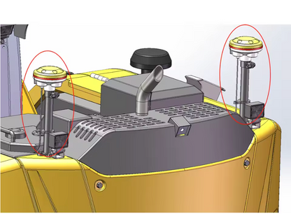 GPS for RC Liebherr R914, R920 and A914 Excavator